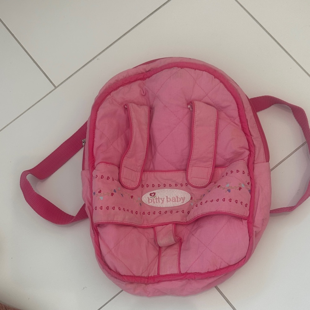 Bitty baby American girl backpack pink